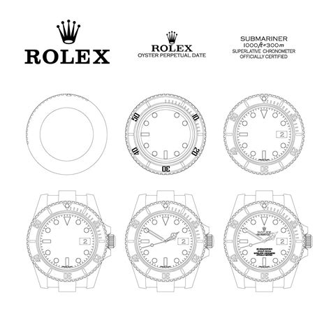 rolex submariner blueprint|rolex submariner official website.